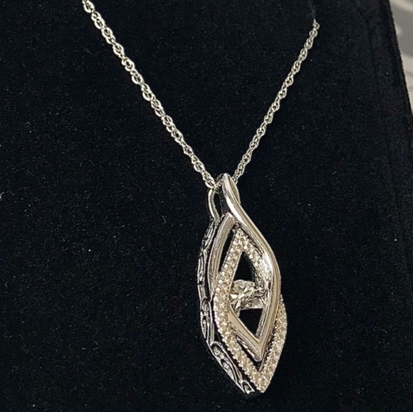 Kay Unstoppable Love Diamond Accents Pendant Necklace in Sterling Silver - Picture 3 of 12